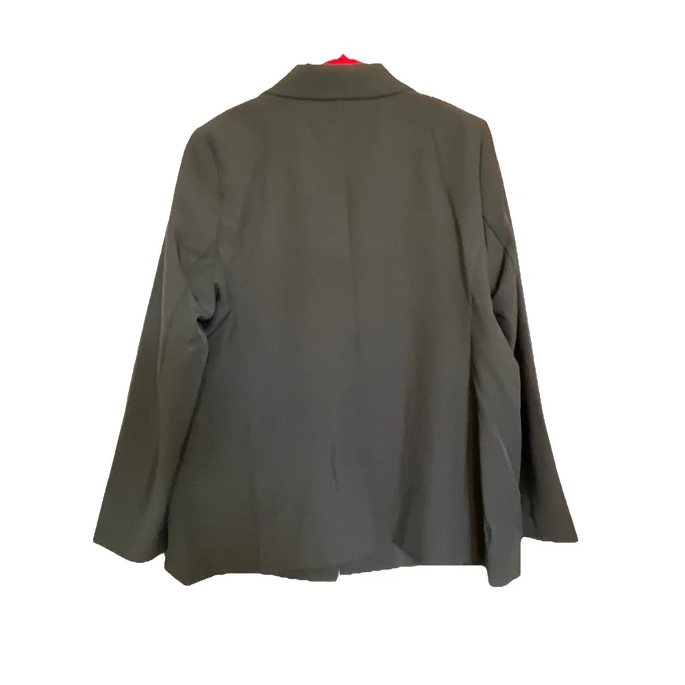 The Drop‎ Women's Plus Size XXL Blazer Blake Long Black Jacket Button NWT